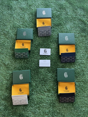 Goyard card holder new, pack of 11