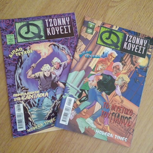 Tzonny Kouest comics issues 1 and 2 like new