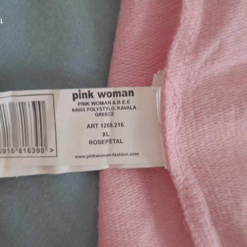 Crop sweatshirt Pink Woman XL like new, pink