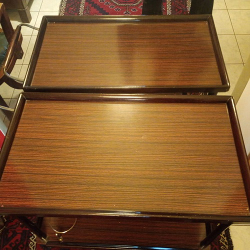 Vintage mobile bar used, rare piece from the 80s