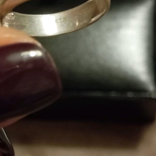 Silver ring 925 like new, size 55, inner diameter 17.3