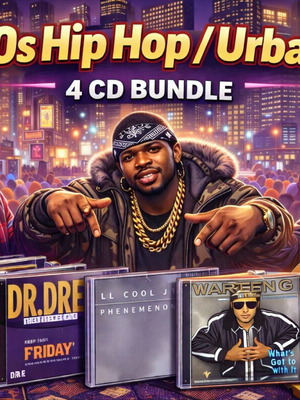 90s Hip Hop Urban 4 CD Bundle like new