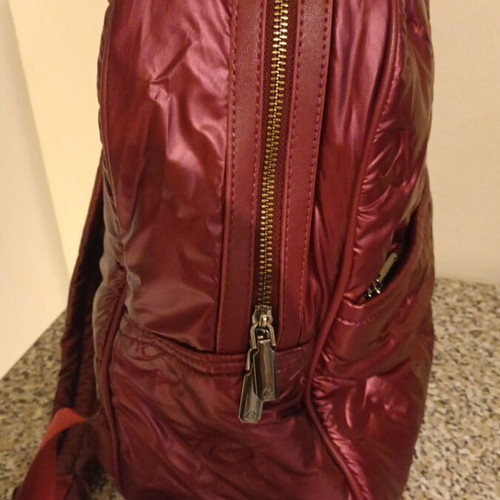 Axel waterproof backpack used, red
