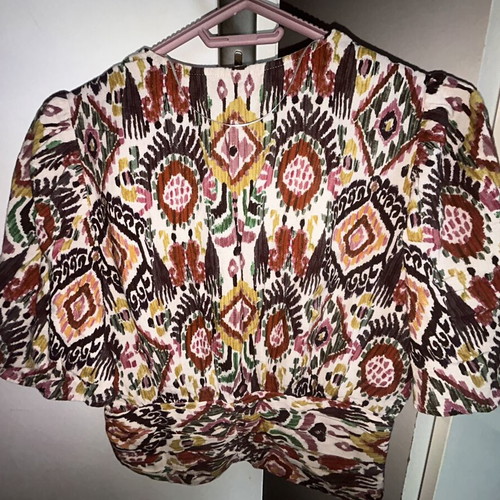Zara blouse multicolor size M like new