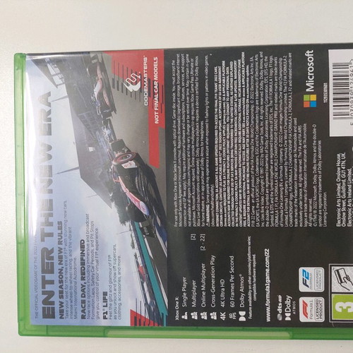 F1 22 for Xbox One used in excellent condition