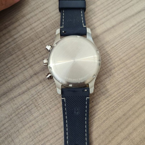 Wenger Attitude Blue Rubber Chronograph watch like new