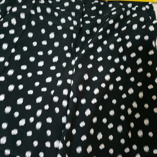 Mango women's summer pants like new, black with white patterns