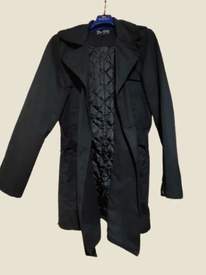 Free Wave Men's Trench Coat XL like new, black