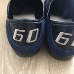 Miss Sixty dark blue satin sneakers used, size 40