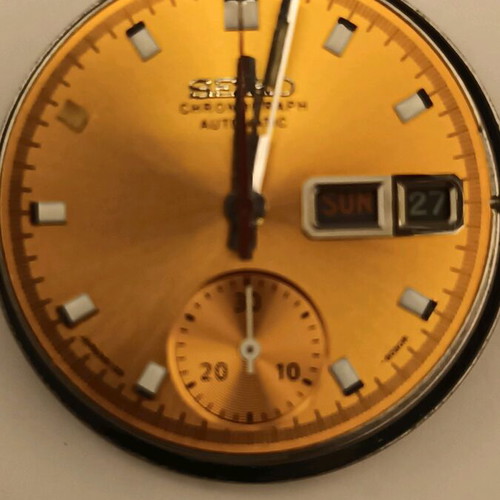 Seiko Chronograph 6139-6002 πορτοκαλί μεταχειρισμένο ανδρικό ρολόι