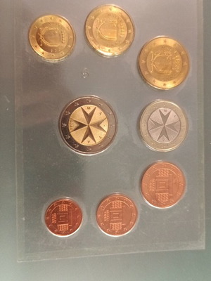Malta euro coinset unofficial, uncirculated