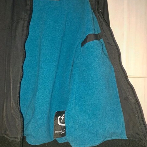 Emerson unisex jacket size S like new, black-blue