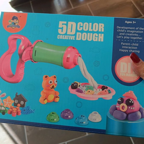 Playset with modeling clay new for creative hours