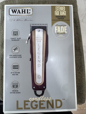 Wahl Legend ασύρματη κουρευτική μηχανή μεταχειρισμένη, με καινούργια μπαταρία και κοπτικό