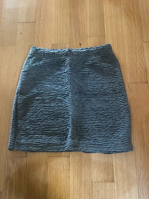 Bershka cotton skirt gray like new, size M