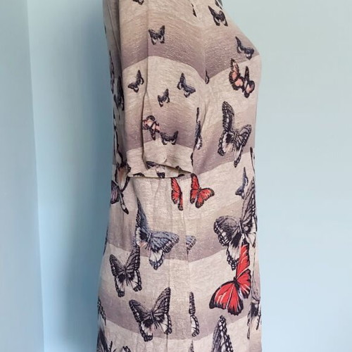 Gerry Weber women's tunic blouse with butterfly print, plus size