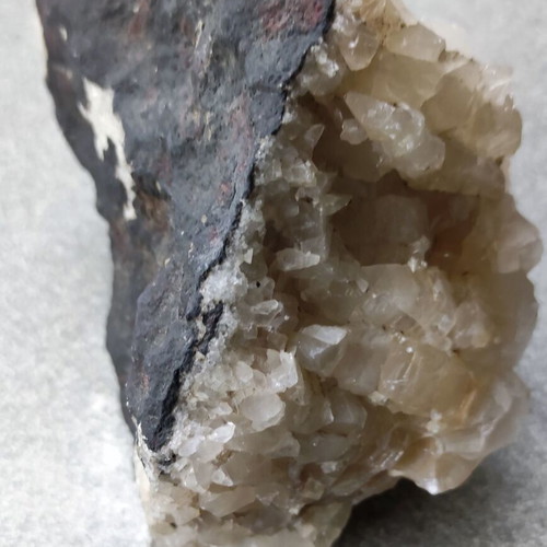 Raw Serifos Quartz used natural crystal with iron crust