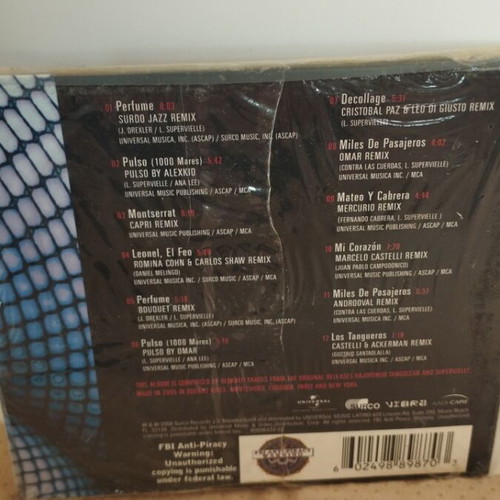 Bajofondo Remixed CD σφραγισμένο, ηλεκτρονική μουσική