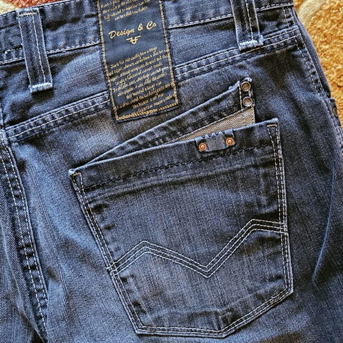 Vintage Industries XL dark blue jeans like new