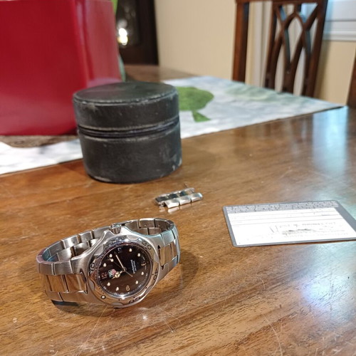 TAG Heuer Kirium Professional 200 watch, black