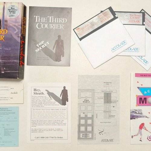 The Third Courier PC παιχνίδι πολύ καλή κατάσταση, big box, Accolade