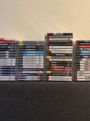 PlayStation 3 (PS3) игри употребявани, комплект от 68 заглавия