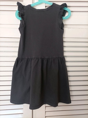 H&M children's dress like new, 4-6 years, black-anthracite