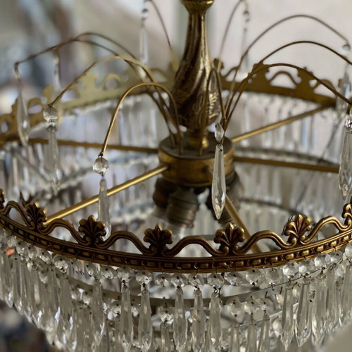 Vintage large chandelier used