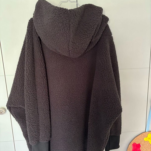 Noisy May teddy coat like new, black, XL