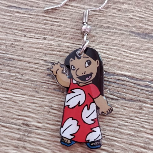 Lilo and Stitch earrings handmade, new