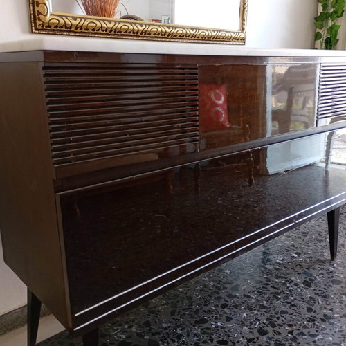 Grundig Automatic 36 vintage record player cabinet