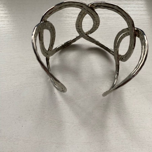 Bracelet with circles silver like new