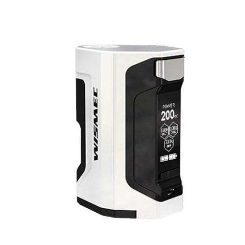 Wismec Luxotic DF Box Mod used, white pearl with silicone cover