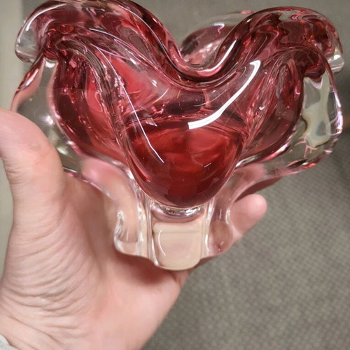 Vintage handmade Bohemian crystal decor like new