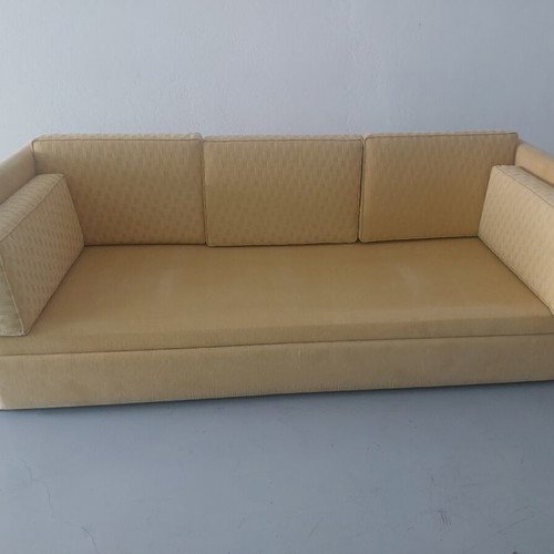 Sofa bed with sliding mechanism and two single mattresses like new