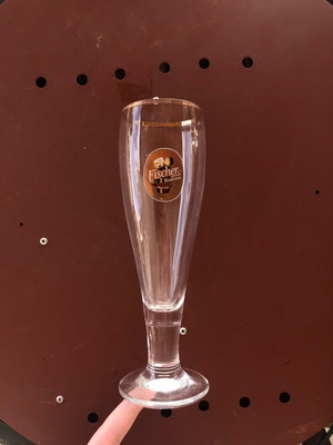 Fischer Tradition tall beer glass 250ml new, pack of six