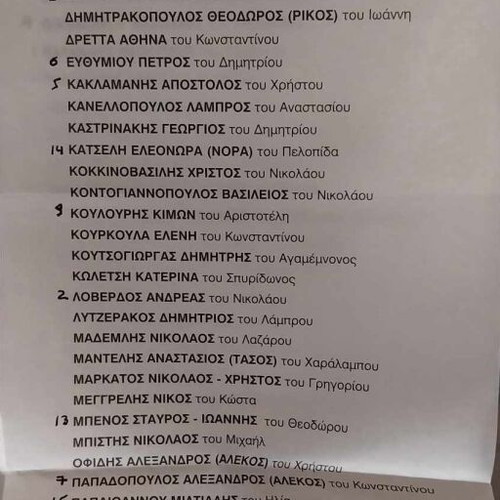 Parliamentary election ballots 7-3-2004 like new, pack of 19