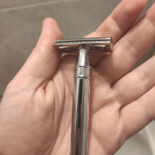 Edwin Jagger Chrome DE89BL double edge safety razor like new