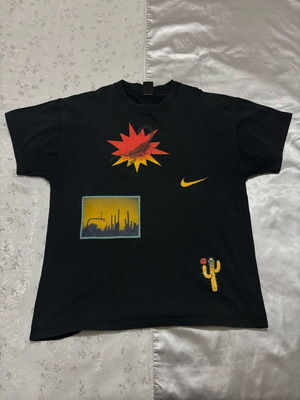 Nike basketball t-shirt used, size L, dark color