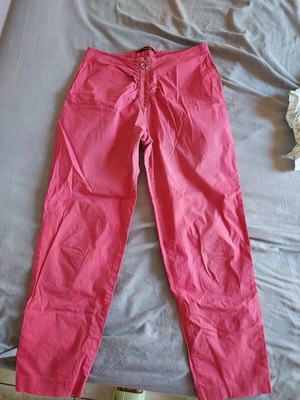 Ροζ ελαστικό παντελόνι Zara medium like new