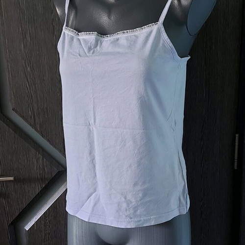 TCM Cotton Top with Ruffles like new, sizes M to XL