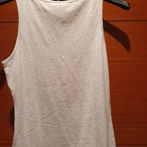 Adidas sleeveless shirt like new, gray, size M
