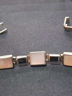 Silver bracelet new with 925 stamp, 18 cm