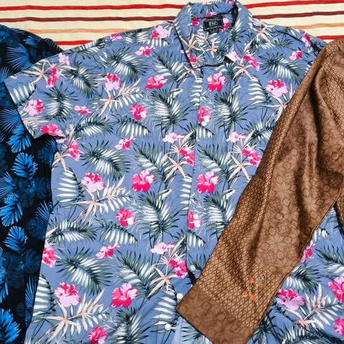 Men's summer shirts used, set of 3, size XL