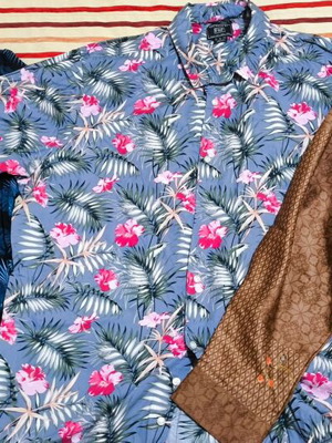 Men's summer shirts used, set of 3, size XL