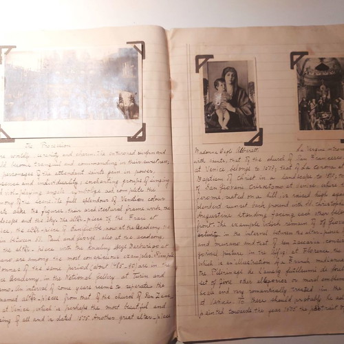 Art notes used, circa 1930