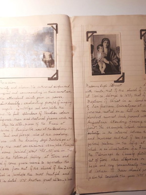 Art notes used, circa 1930