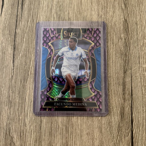 Facundo Medina Panini Select Purple Dragon Scale Parallel Card 35/49 like new