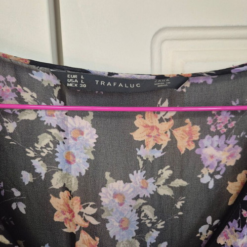 Zara floral dress size L new, spring style