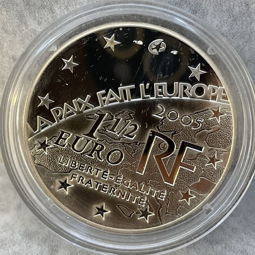 Monnaie de Paris commemorative coin 60th anniversary WWII proof silver